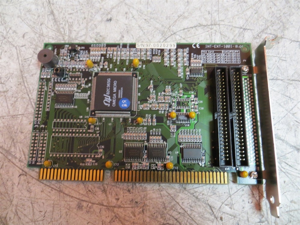 Omega Micro INT-EXT-100I ISA Controller Card