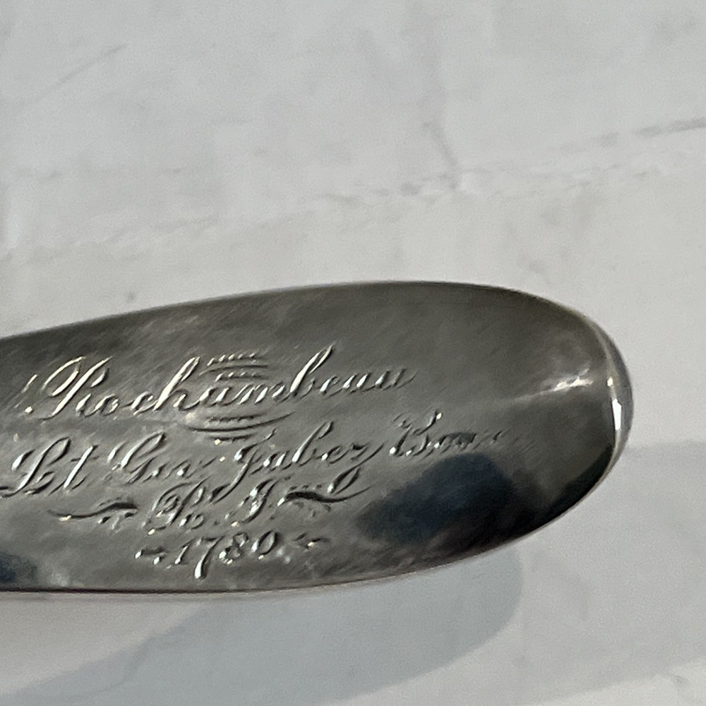 GORHAM - GENERAL de ROCHAMBEAU Revolutionary Era 12" SILVERPLATE SERVING Spoon