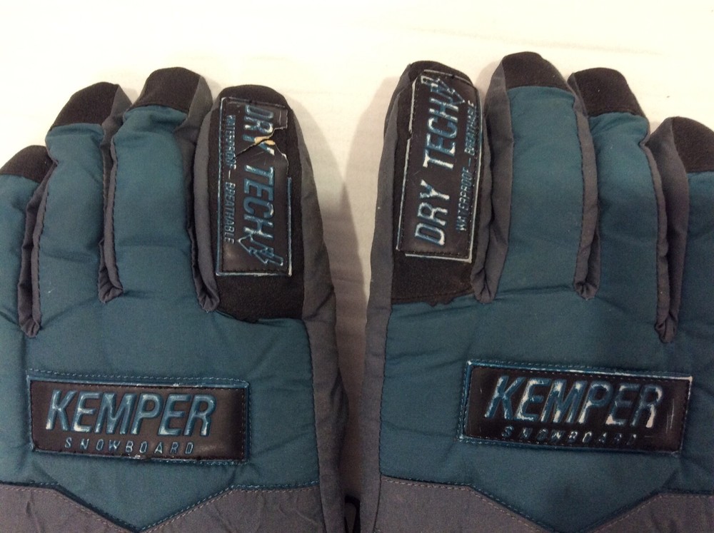 Vintage Kemper dry tech snowboard winter gloves