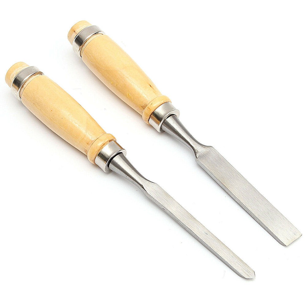 12Pcs Wood Carving Hand Chisel Tool Set Woodworking Professional Steel Gouges