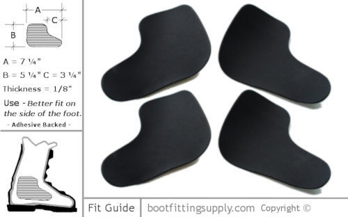 Side Pads - 2 Pair (4 pieces)