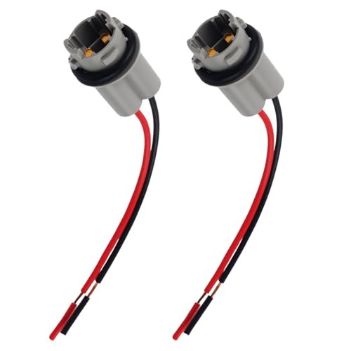 2PCS T15 Bulb Socket Wiring Harness Adapter,Reverse Light Socket Pigtail