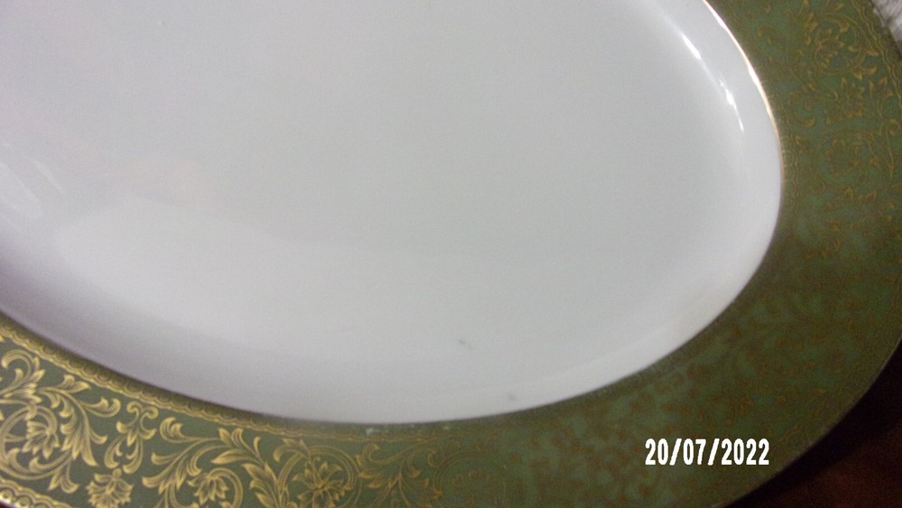 SANGO CHINA 'VERSAILLES' Oval 16" Serving Platter 3632