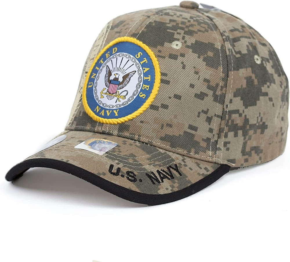 US Navy Officially Licensed Veteran Adjustable Military Baseball Cap Hat
