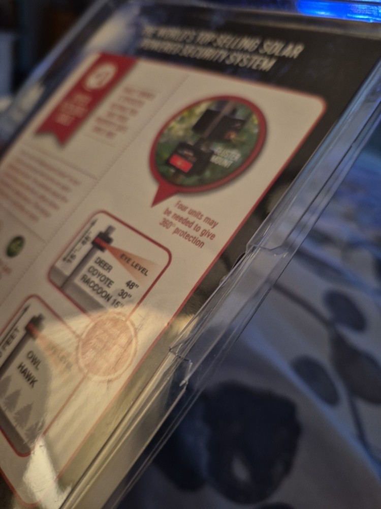 Nite Guard Solar Powered Flash Predator Deterrent Security System New In Box