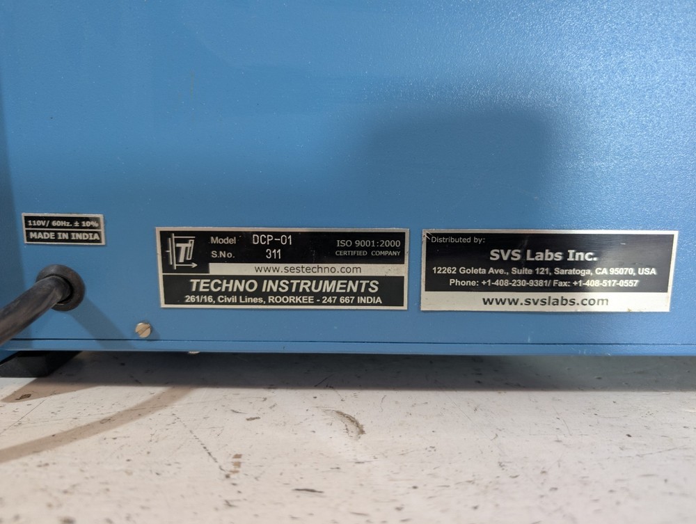 Techno Instruments DCP-01 Digital Constant Current Source Power Supply Position