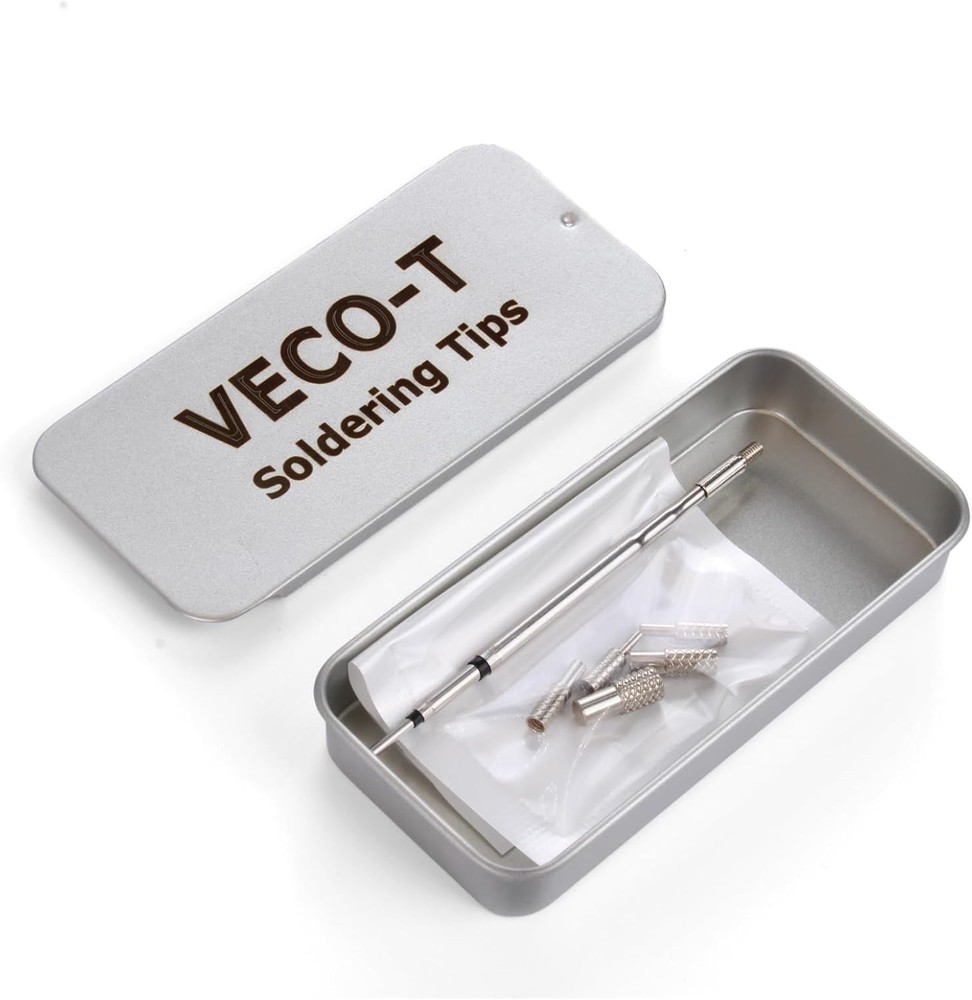 Heat Set Insert Tool Soldering Iron Tips Come with Thread inserts C210 BRAND NEW