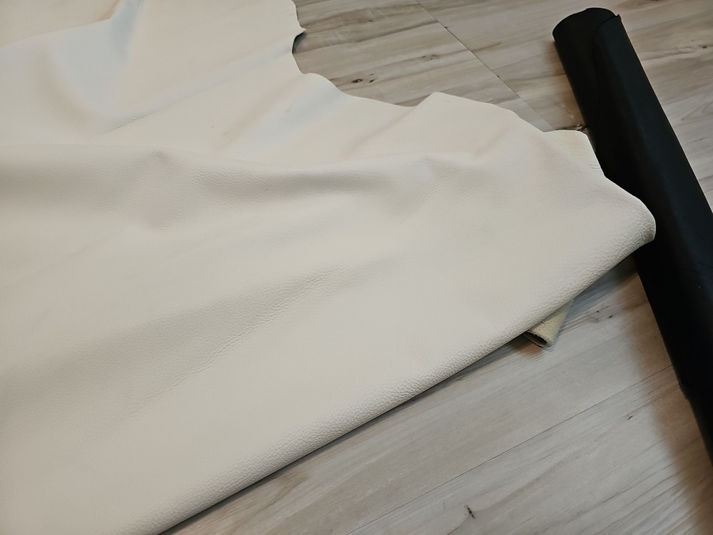4oz DOVER WHITE LEATHER UPHOLSTERY HIDE SHEET,PANEL SOFT FULL GRAIN 25+sqf
