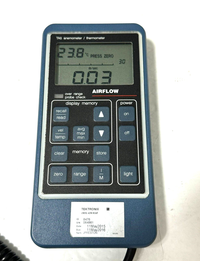 Airflow Ta5 Anemometer/Thermometer