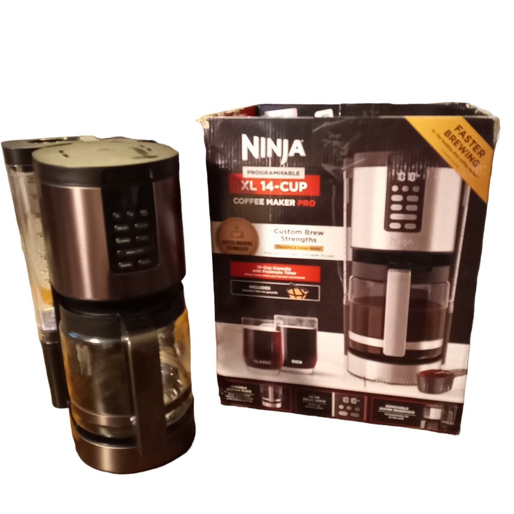Ninja DCM201 Programmable XL 14 Cup Coffee Maker PRO Reusable Filter Scoop Black