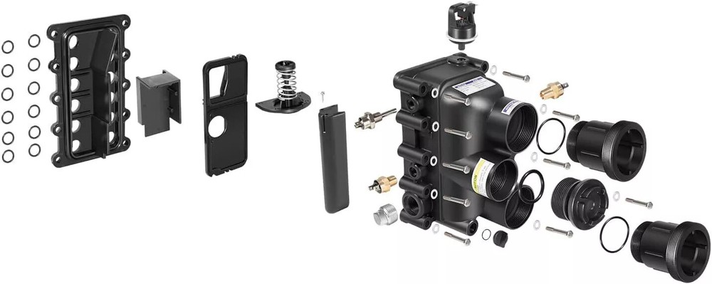 For Pentair Mastertemp Pool Heater 460736 77707-0016 Manifold Replacement Kit