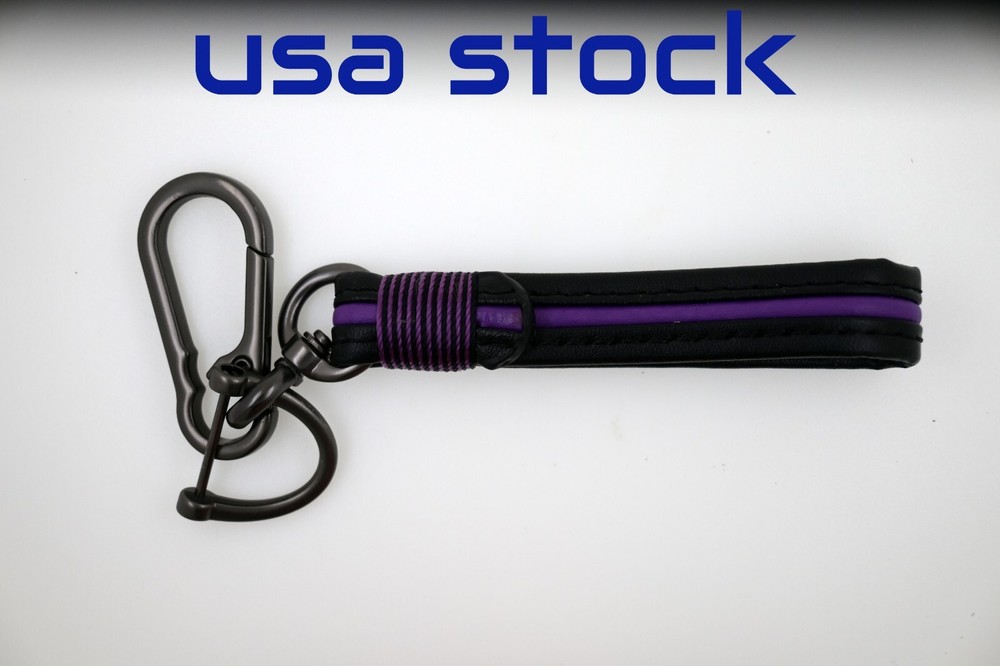 Leather Lanyard car keychain