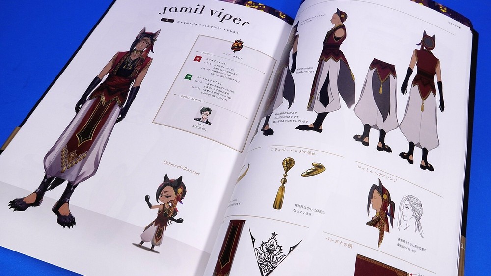 Disney Twisted Wonderland Event Settings Character Design Note Art Book
