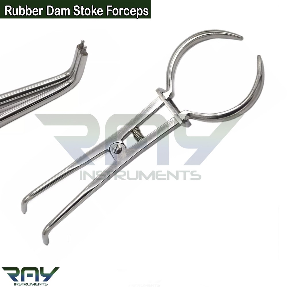 Endodontic Rubber Dam Stoke Clamp Forceps Dental Restorative Instruments