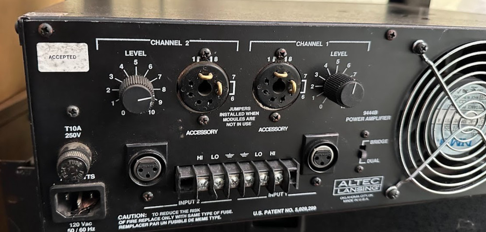 vintage altec lansing 9444b amplifier