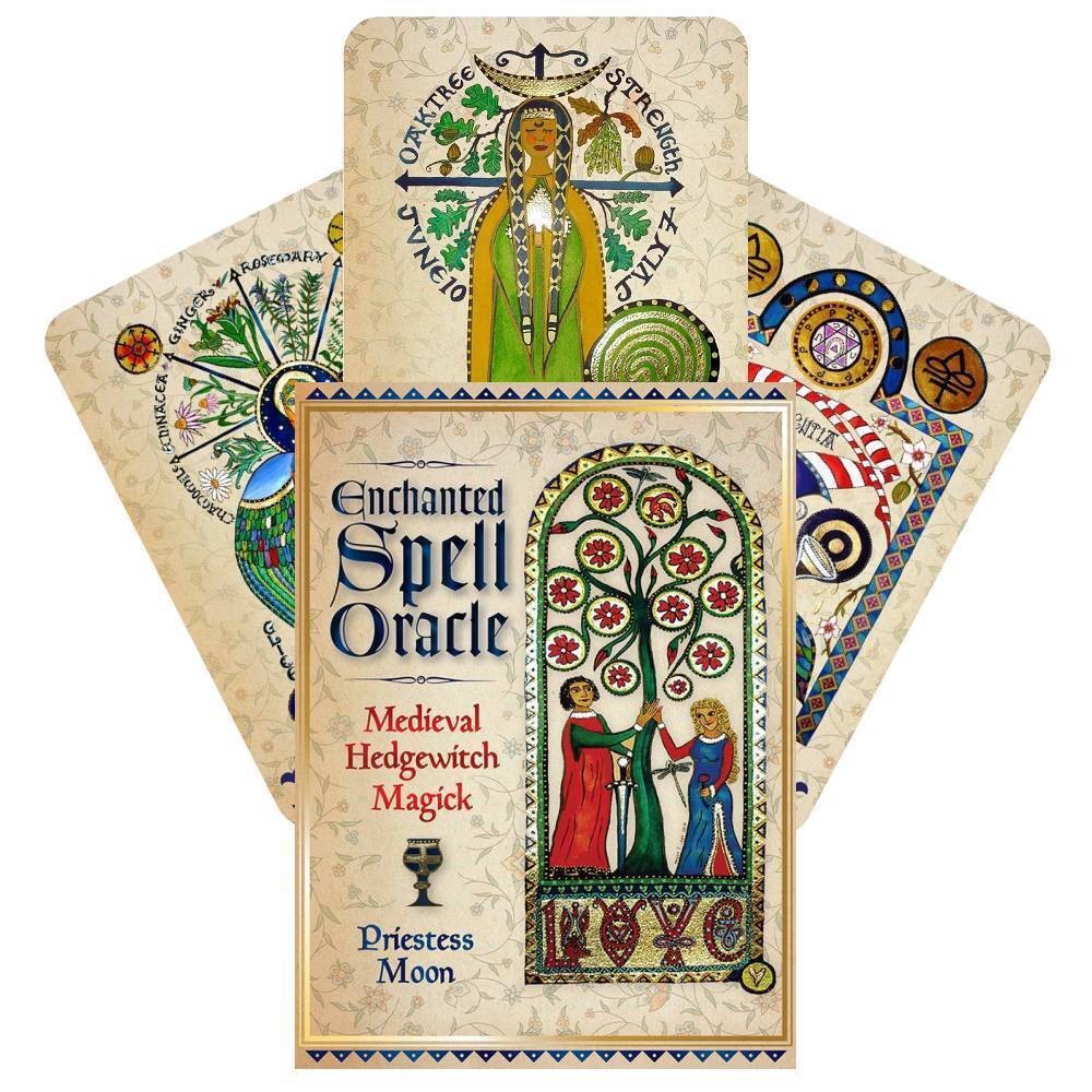 Enchanted Oracle Cards Deck Rockpool Publishing Medieval Hedges