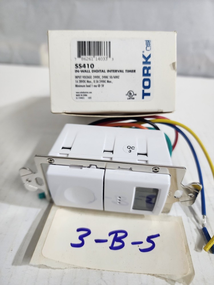 Tork SS410 In Wall Digital Interval Timer