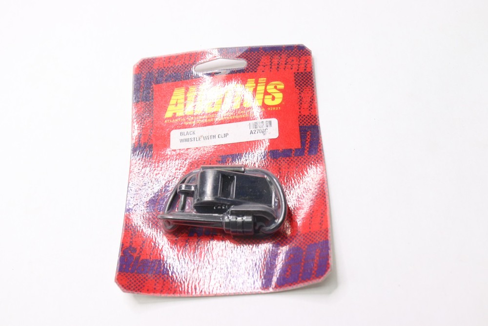 Atlantis Whistle with Clip Black A2700C