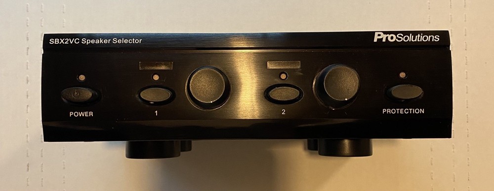 ProSolutions SBX6VC Speaker Selector 2 Zone Volume Control and Protection