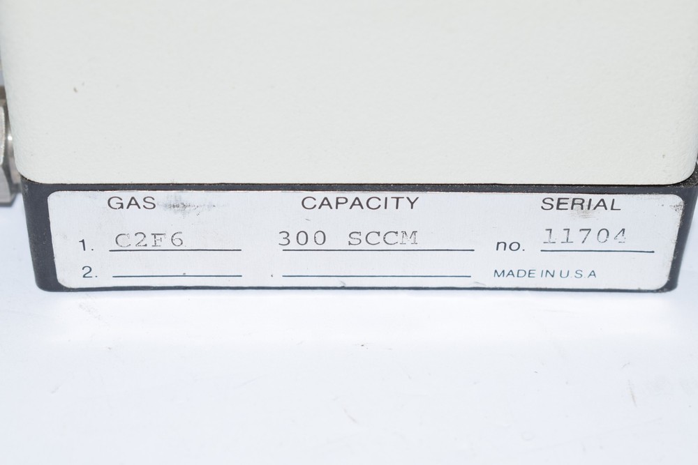 Precision Flow Devices PFD Mass Flow Controller C2F6 Gas 300 SCCM Capacity