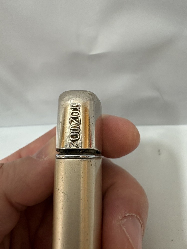 Ronson Typhoon Silver Tone Vintage Lighter Untested