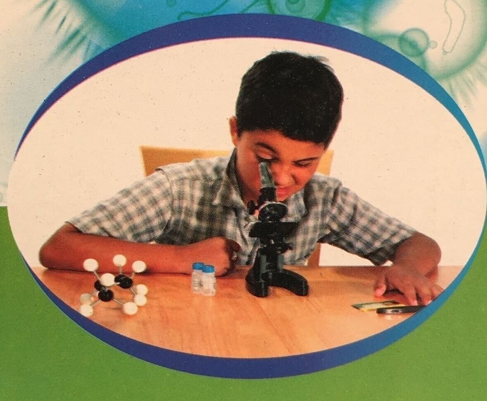 Educational 10 Piece Microscope Kit Science Math Kids Toy Set Gift NEW