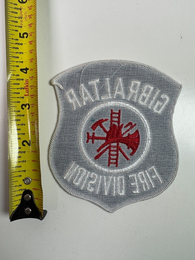 Gibraltar Fire Michigan MI Patch M7