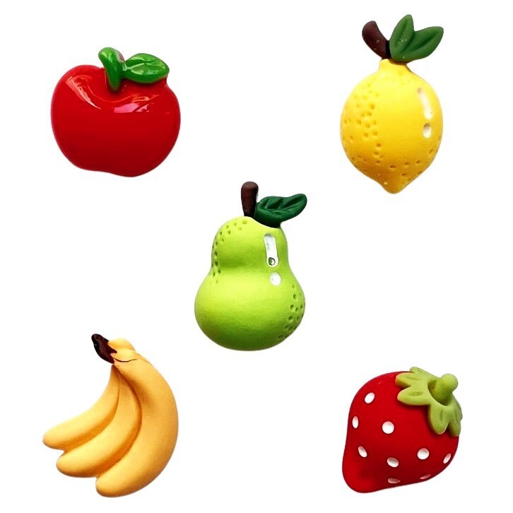 Fresh Fruit Craft Embellishment Buttons - Sew Scrap Create Shelly's Buttons