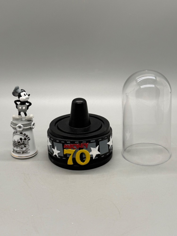 THIMBLE Disney Mickey Mouse 70th Anniversary Happy Years Thimble