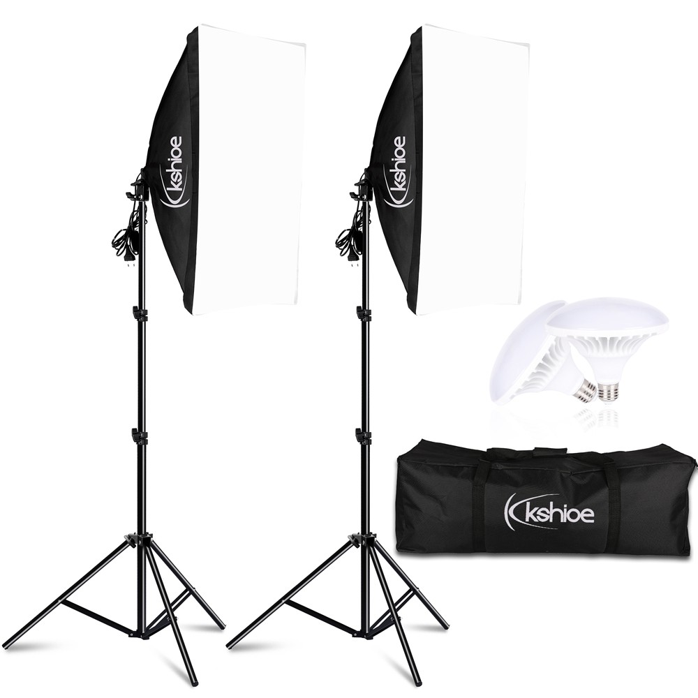 Softbox Lighting Kit, Photo Equipment Studio Soft box 20" x 27", with E27 Socket