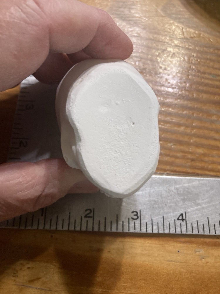 Human Skull Model Solid Plaster Small 3"x 2"x 3" Qty=3🔥🔥🔥🔥🔥🔥
