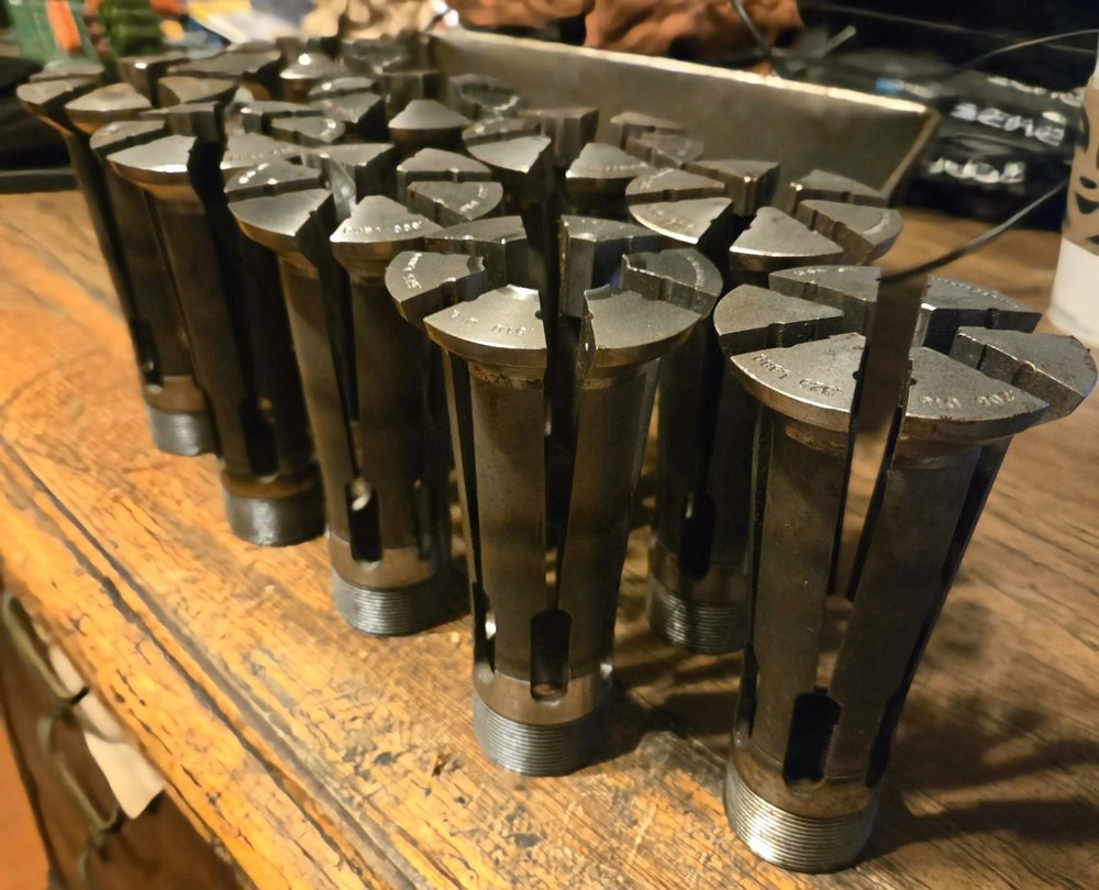 MicroCentric 5W Collet Lot of 9 pieces Assorted sizes