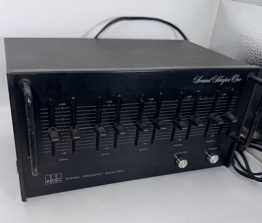 ADC Sound Shaper One Stereo Frequency Equalizer Model SS-1