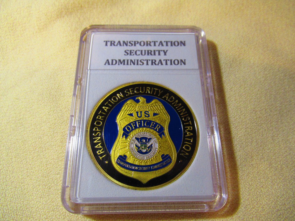 TRANSPORTATION SECURITY ADMINISTRATION (TSA) Challenge Coin