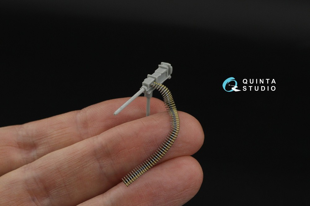 Quinta Studios 1/48 NATO 12.7 AMMUNITION BELTS 3D PRINTED & COLORED INTERIOR SET