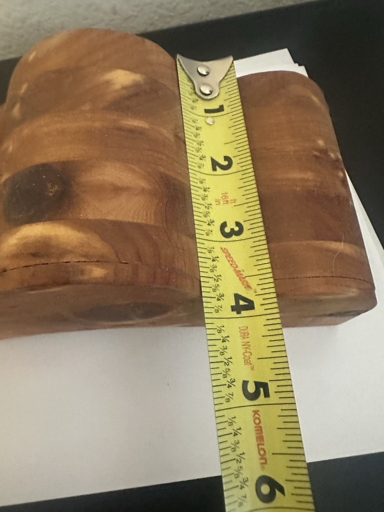 Wooden Log Box With Drawers
