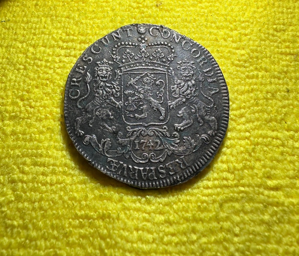 1742 Netherlands AR Ducaton (Overjessel). Very nice