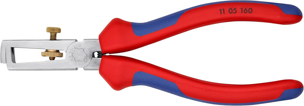 - End-Type Wire Stripper, Chrome, Multi-Component (1105160), 6.25