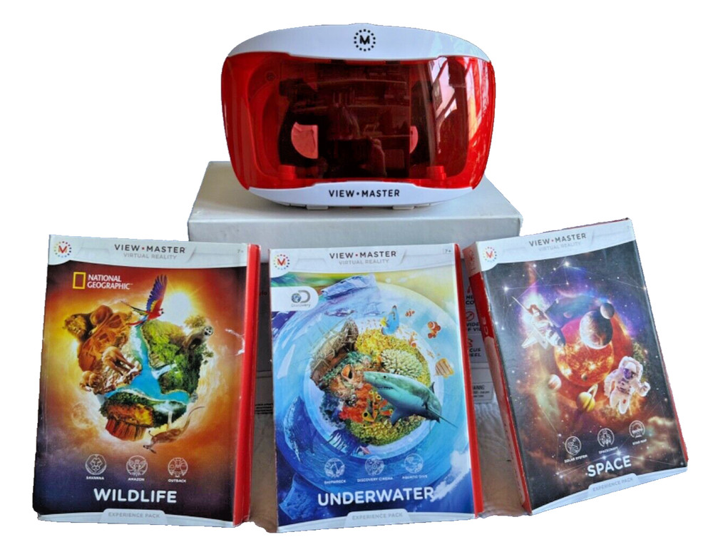 View-Master Virtual Reality Deluxe VR Viewer & 3 Experience Packs