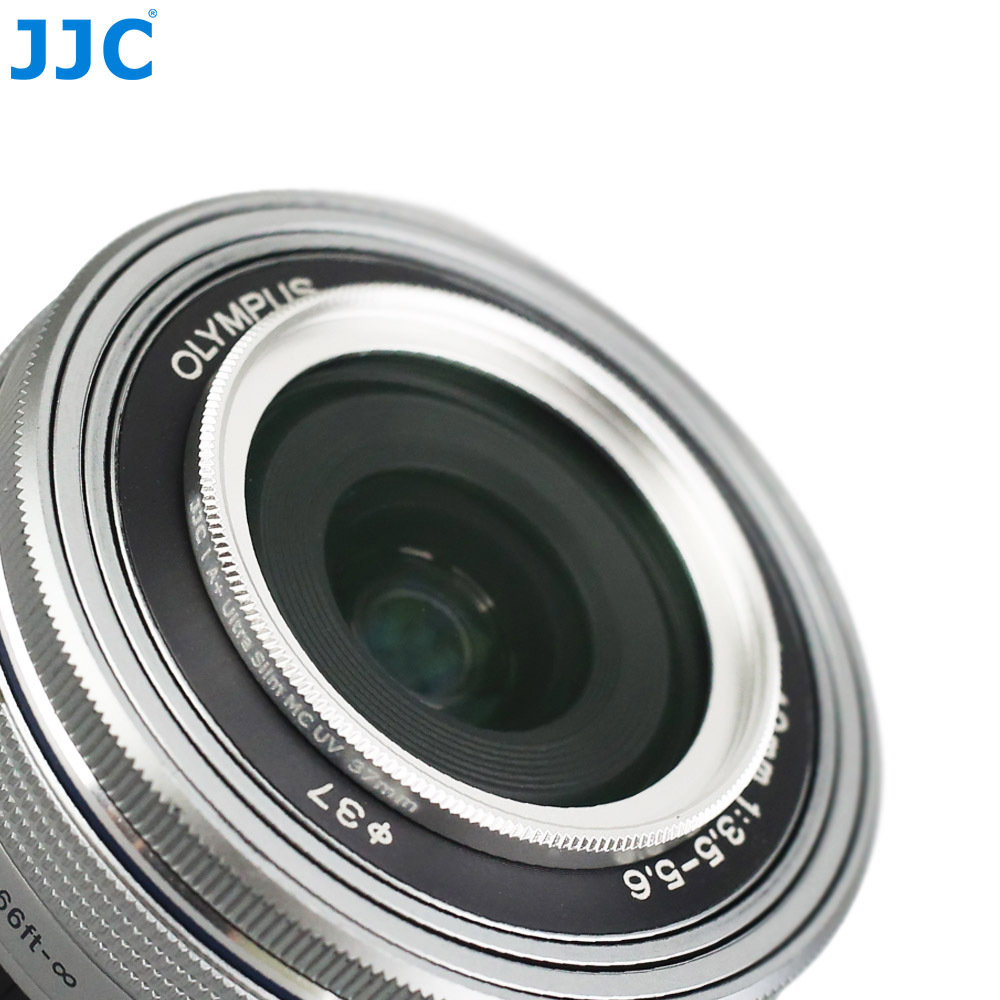 JJC Silver 37mm A+ Ultra Slim Frame Multi-Coated UV Filter Camera Lens Protector