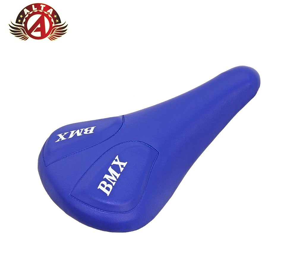ALTA BICYCLE BMX STYLE VINYL SADDLE BLUE