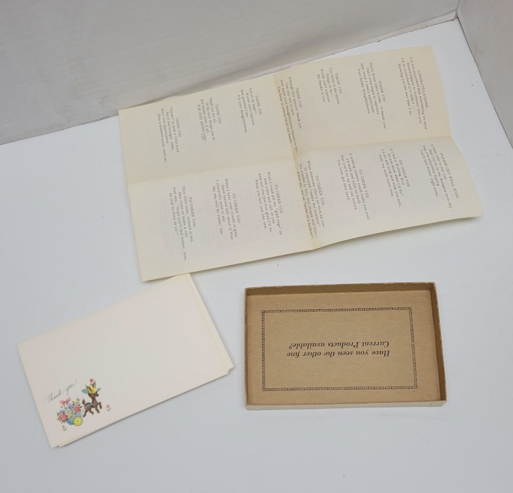 2 Boxes (52) Current Note/Post Cards Events Birthdays Etc. Vintage