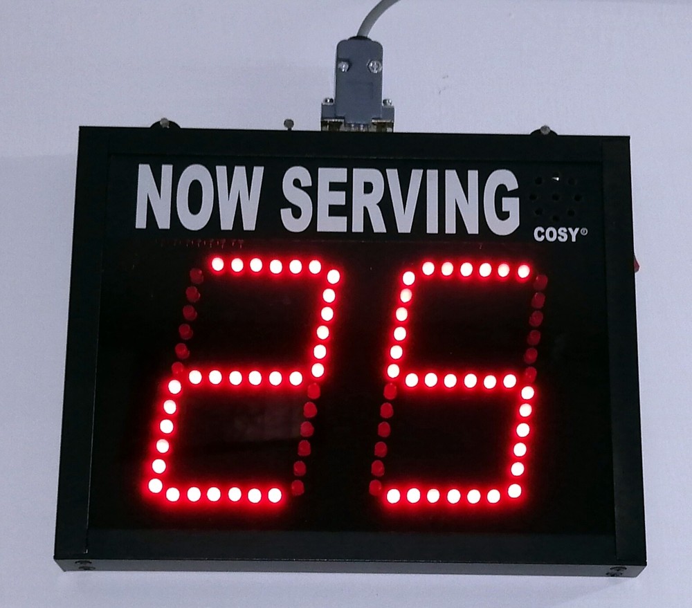 4" 2 Digit Take A Number Display System, LED UP / DOWN Counter  Display