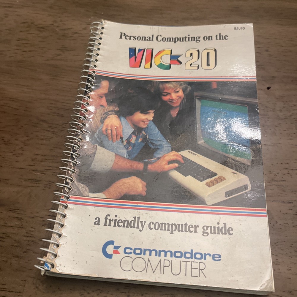 1981 Personal Computing on the Vic 20: A Friendly Computer Guide, Spiral Bound