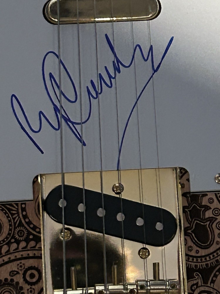 Ry Cooder signed Guitar Autographed JSA