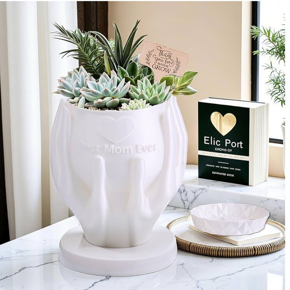 Planter Best Mom Ever Gift for Mom