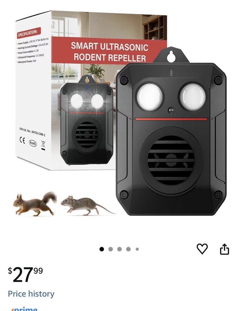 Ultrasonic Rodent Defender