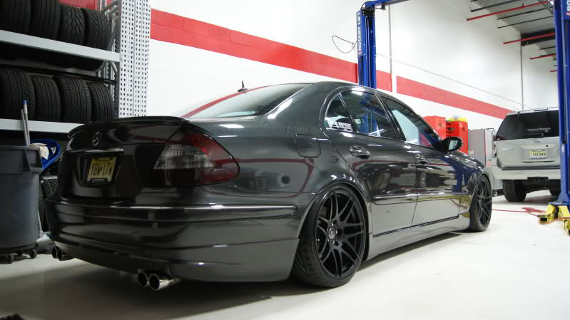 MERCEDES E55 LOWERING LINKS E500 E63 W211 - (PREMIUM FULLY ADJUSTABLE) MODULE