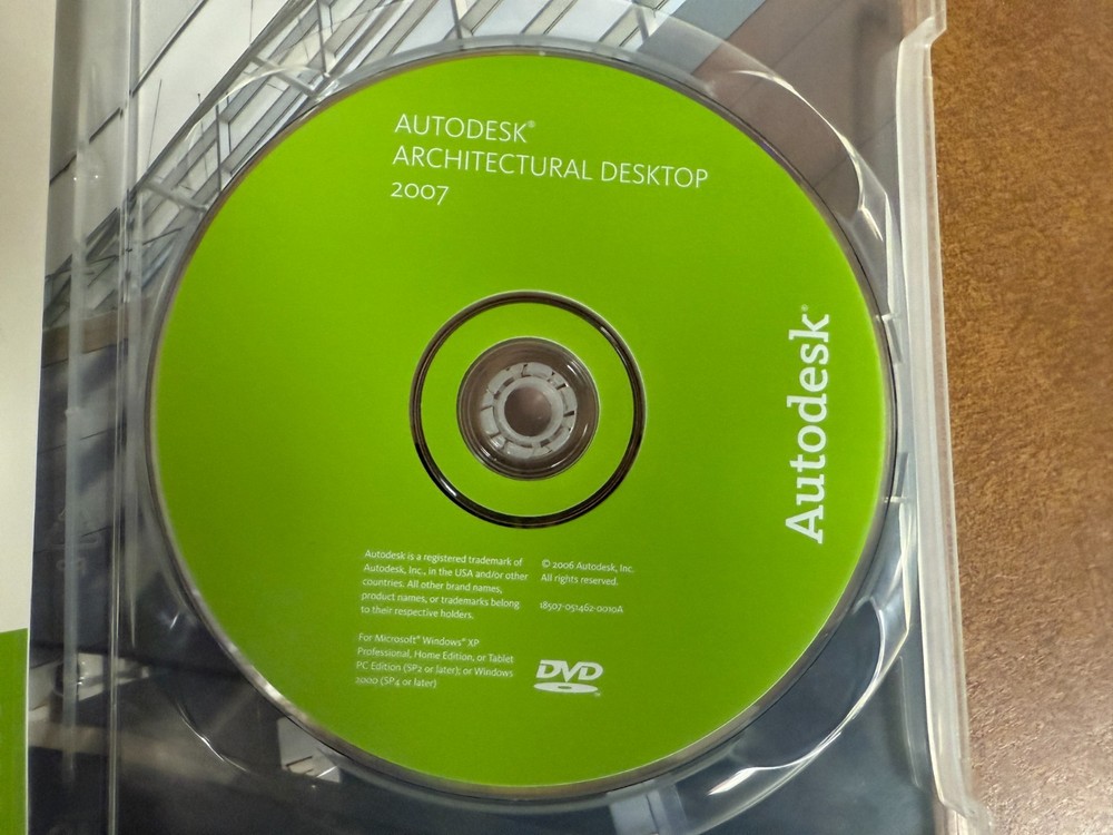 Autodesk Architectural Desktop 2007 Disc (DVD only) No codes