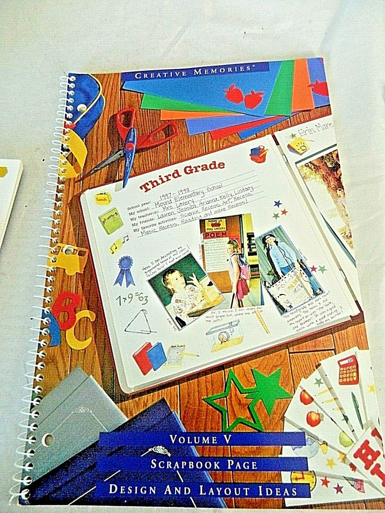 SCRAPBOOK PAGE DESIGN & LAYOUT IDEAS BOOK CREATIVE MEMORIES, VOLUME V (5)